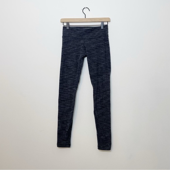 Lululemon Wunder Under Pant III Coco Pique Black White Leggings Size 4 - Picture 6 of 9